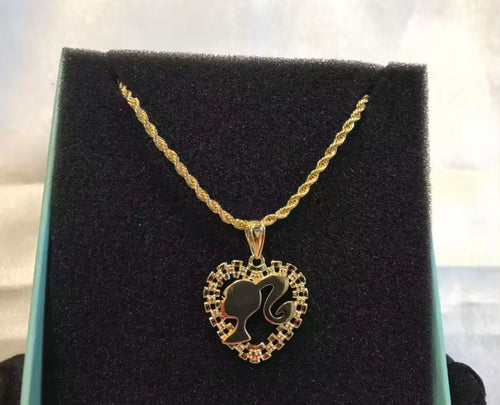 Barbie necklace